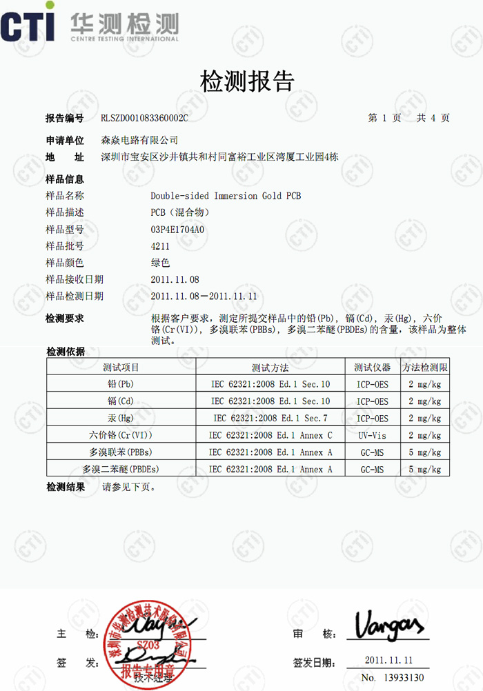 检测报告